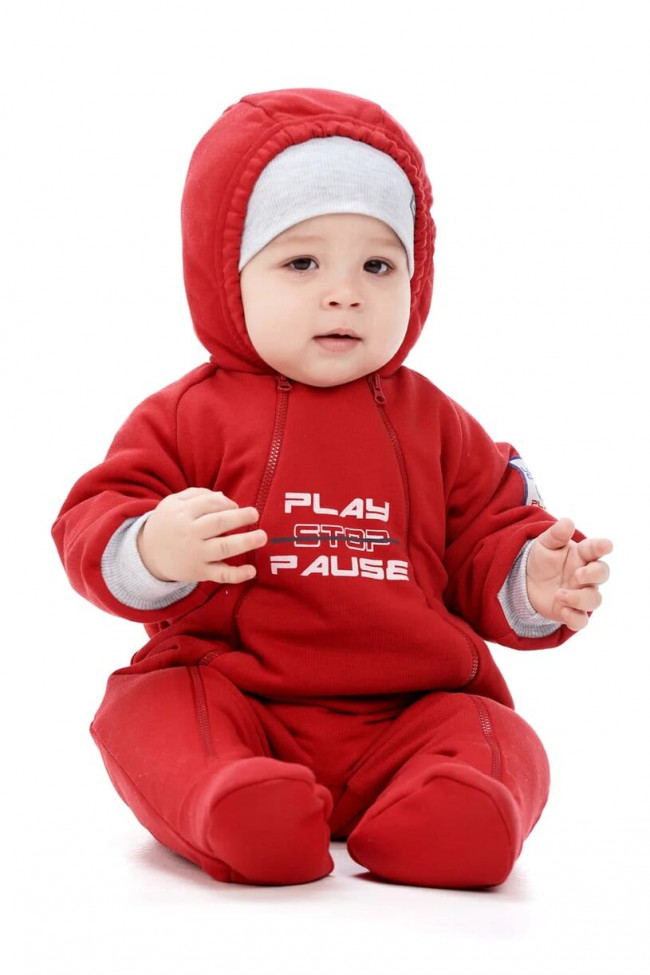 Комбинезон на синтепоне, красный, Больше пространства Комбинезон на синтепоне, красный, Больше пространства