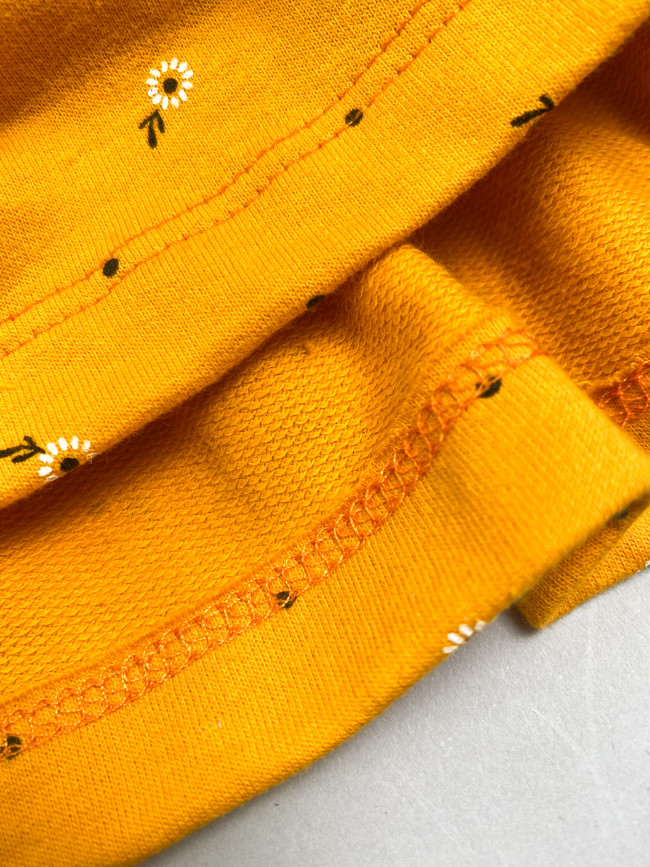 Платье детское с длинным рукавом, морошка, Северные ягоды Платье детское с длинным рукавом, морошка, Северные ягоды