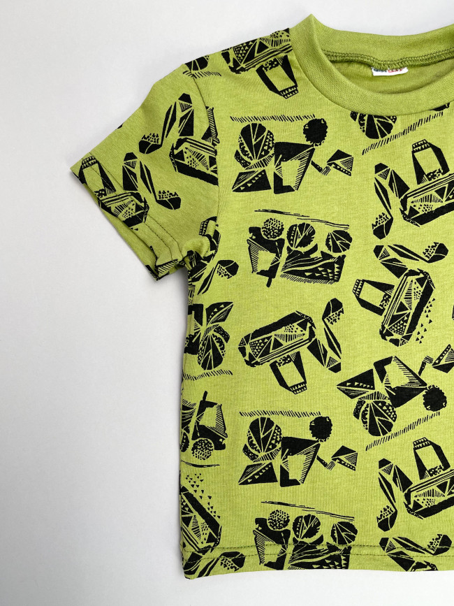 Комплект детской одежды Строители, зеленый