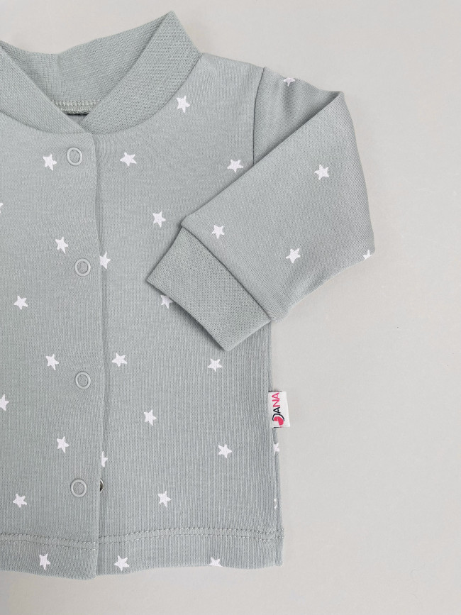 Набор кофточек для малышей, Звездочки, серый
