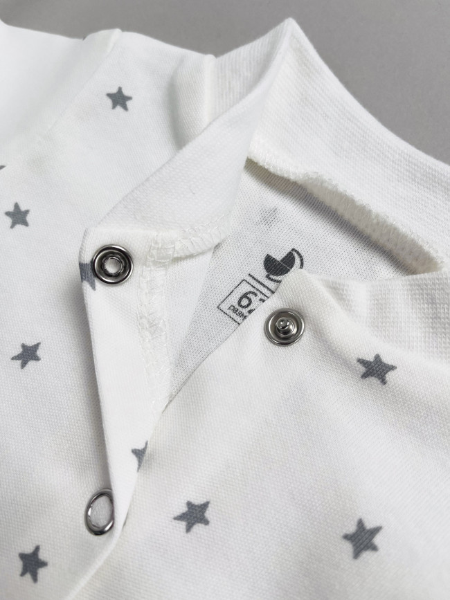 Набор кофточек для малышей, Звездочки, серый