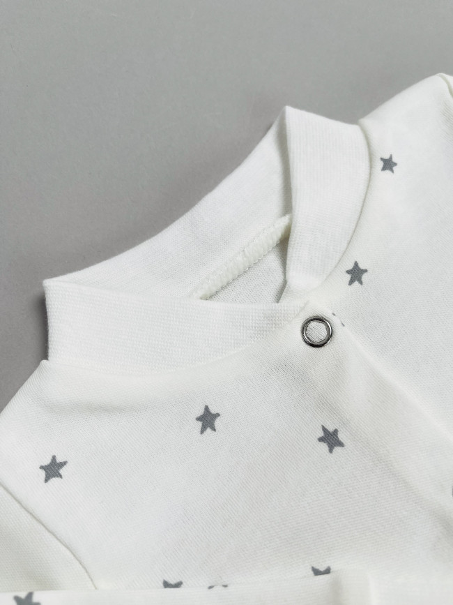 Набор кофточек для малышей, Звездочки, серый