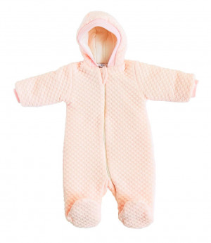 Комбинезон утепленный, розовый, Зефирка