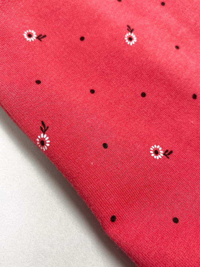 Платье детское с длинным рукавом, брусника, Северные ягоды Платье детское с длинным рукавом, брусника, Северные ягоды