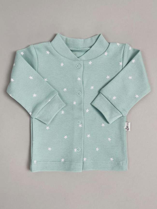 Набор кофточек для малышей, Звездочки, зеленый