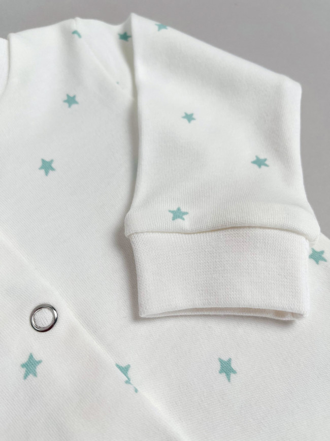 Набор кофточек для малышей, Звездочки, зеленый