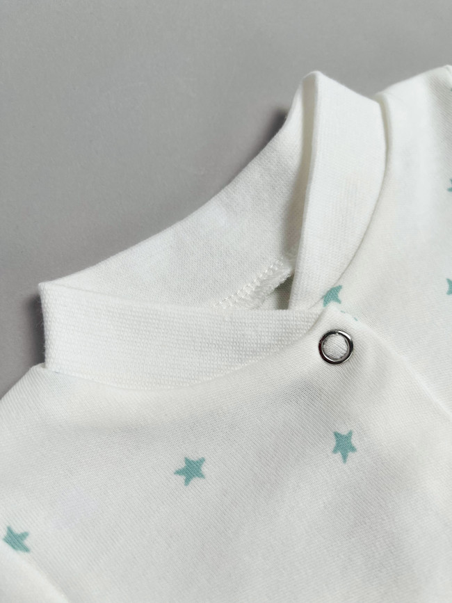 Набор кофточек для малышей, Звездочки, зеленый