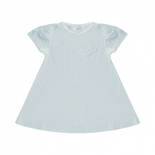 Нарядное голубое платье, Трансферли с бабочками