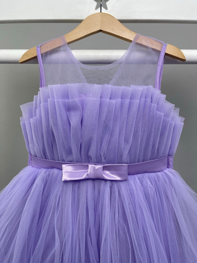 Нарядное детское сиреневое платье, Лилия Нарядное детское сиреневое платье, Лилия