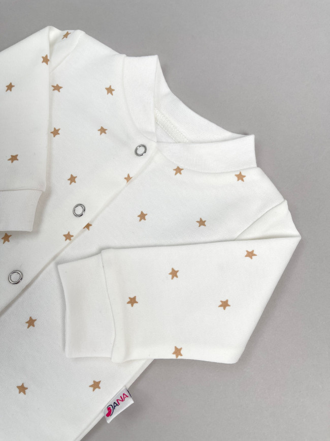 Набор кофточек для малышей, Звездочки, какао