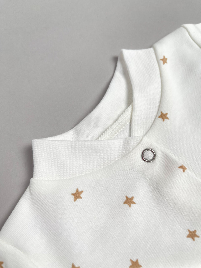 Набор кофточек для малышей, Звездочки, какао