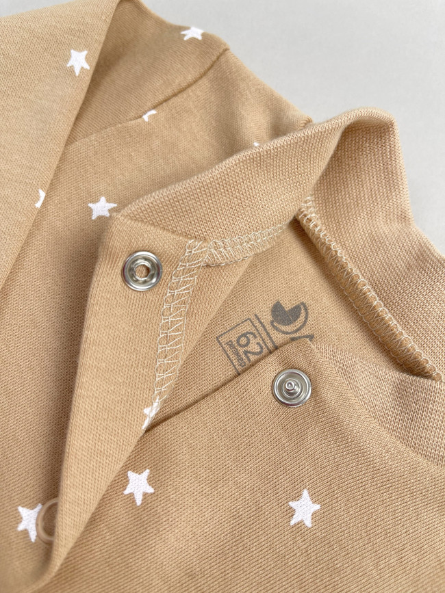 Набор кофточек для малышей, Звездочки, какао
