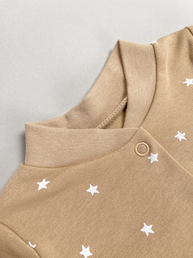 Набор кофточек для малышей, Звездочки, какао