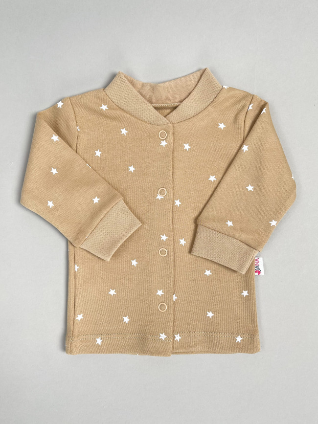 Набор кофточек для малышей, Звездочки, какао