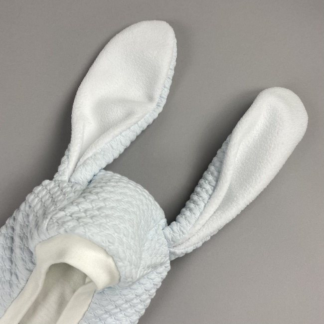 Комбинезон утепленный с ушками, голубой, Зефирка