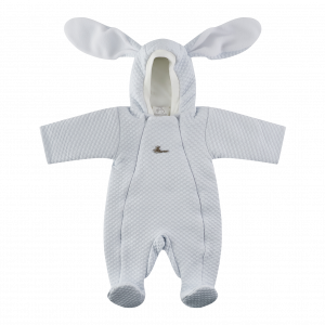 Комбинезон утепленный с ушками, голубой, Зефирка Комбинезон утепленный с ушками, голубой, Зефирка