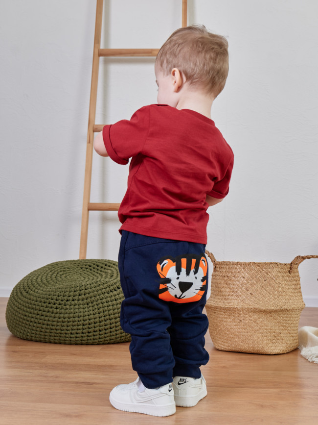 Штаны утепленные, темно-синие, Тигруля Штаны утепленные, темно-синие, Тигруля