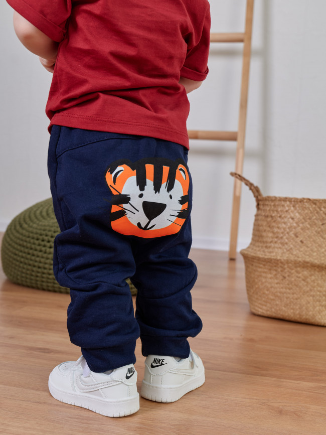 Штаны утепленные, темно-синие, Тигруля Штаны утепленные, темно-синие, Тигруля