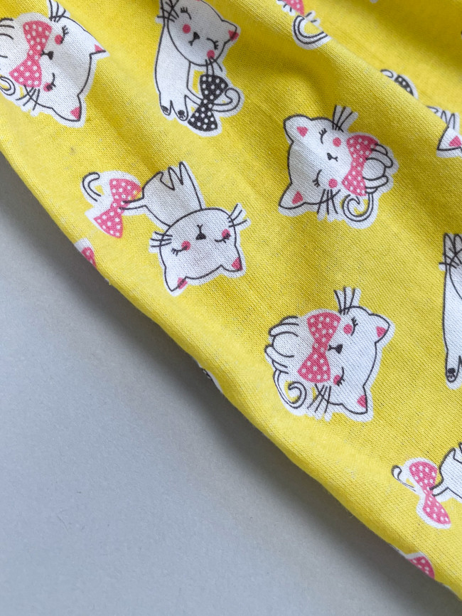 Боди детское с коротким рукавом, Кошачье лето