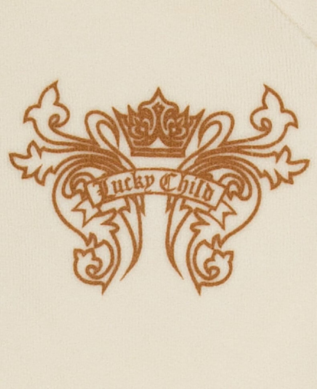 Костюм детский на синтепоне, штанишки и курточка, экрю, Велюр