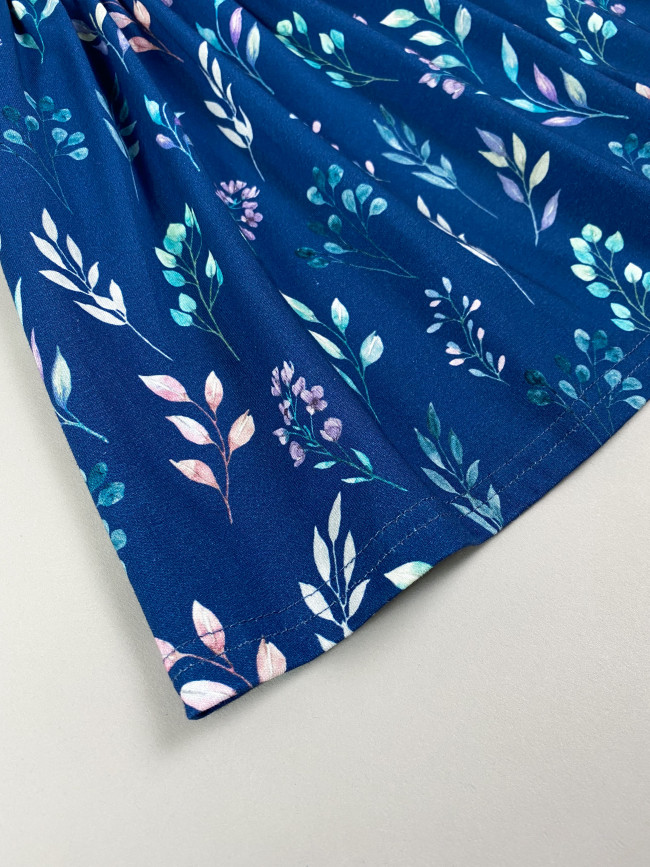 Платье с длинным рукавом, Весна