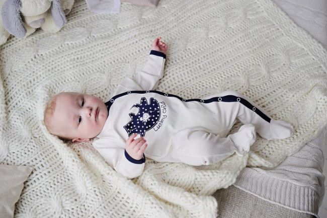 Комбинезон белый, коллекция Котики