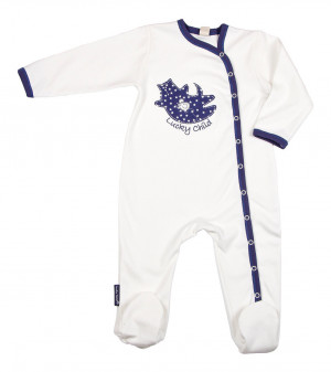 Комбинезон белый, коллекция Котики