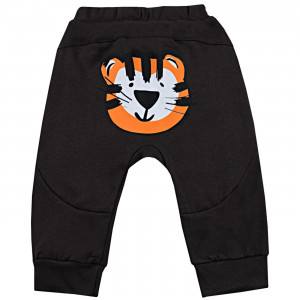 Штаны утепленные, темно-коричневые, Тигруля