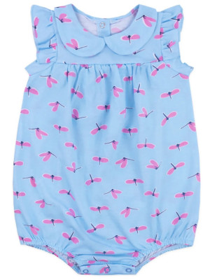 Боди детское с коротким рукавом, Стрекозы