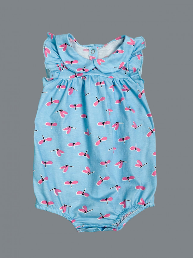 Боди детское с коротким рукавом, Стрекозы