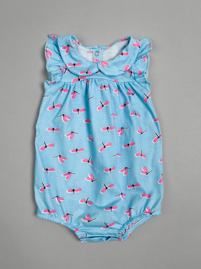 Боди детское с коротким рукавом, Стрекозы