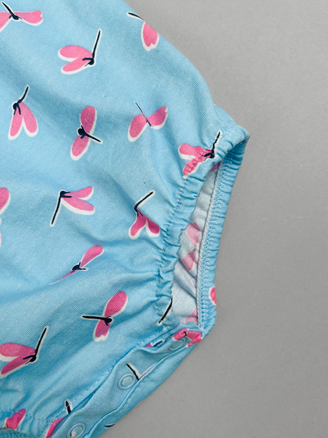 Боди детское с коротким рукавом, Стрекозы