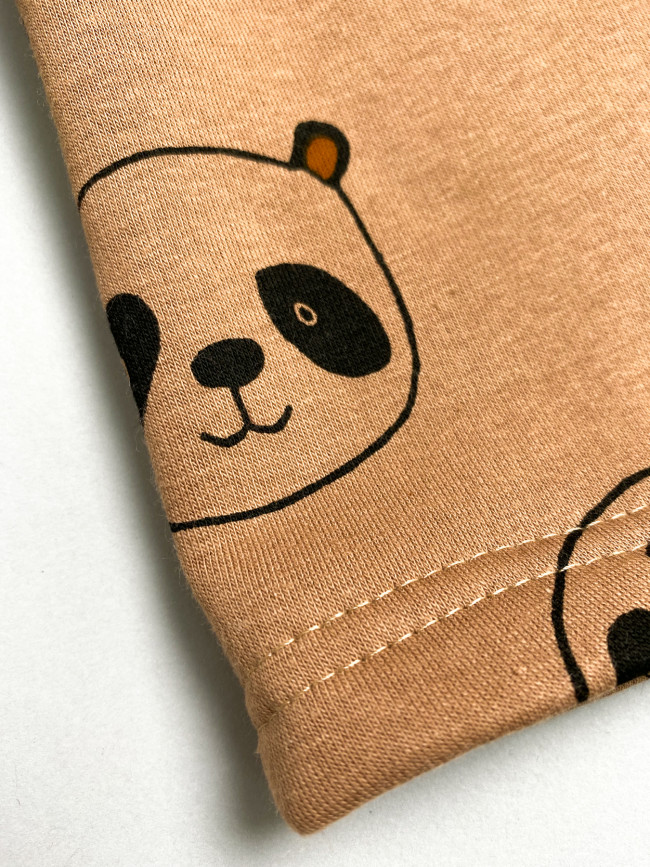 Утепленный детский джемпер, бежевый, Пандочки Утепленный детский джемпер, бежевый, Пандочки