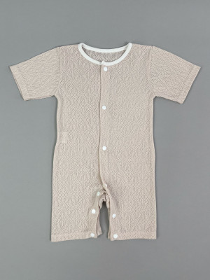 Песочник детский с коротким рукавом, Пушинка, какао