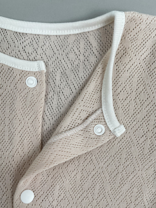 Песочник детский с коротким рукавом, Пушинка, какао