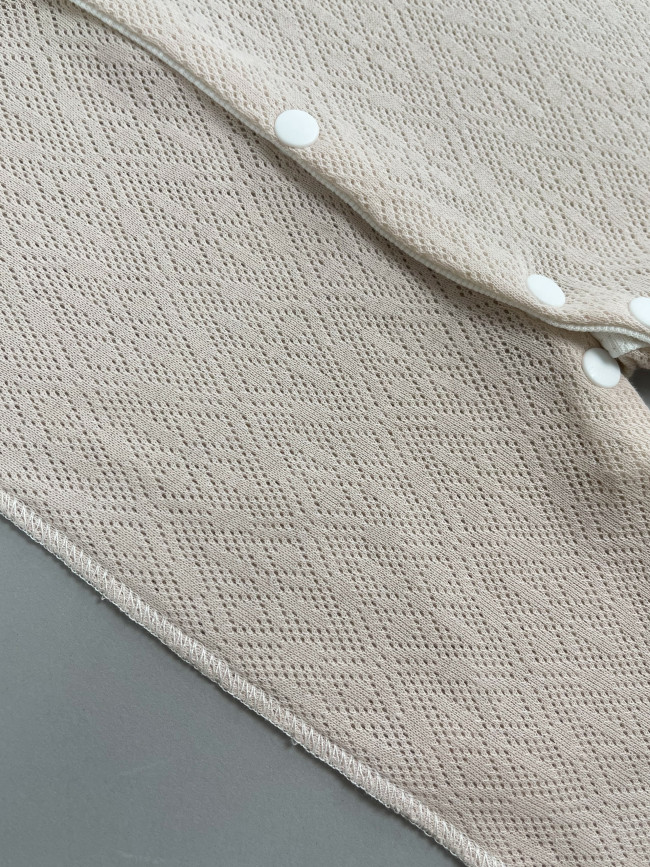 Песочник детский с коротким рукавом, Пушинка, какао