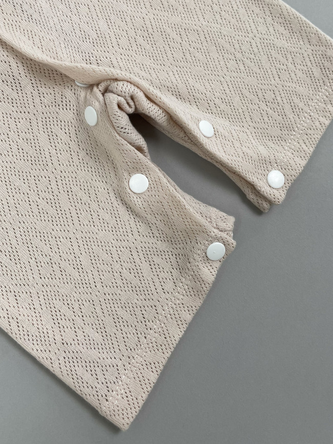 Песочник детский с коротким рукавом, Пушинка, какао