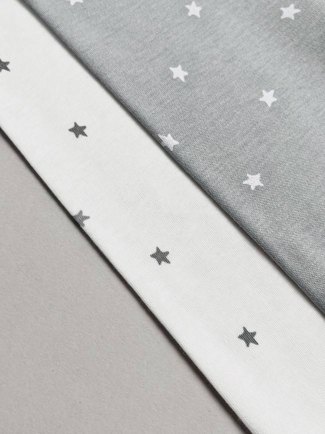 Набор детских штанишек  Звездочки, серый