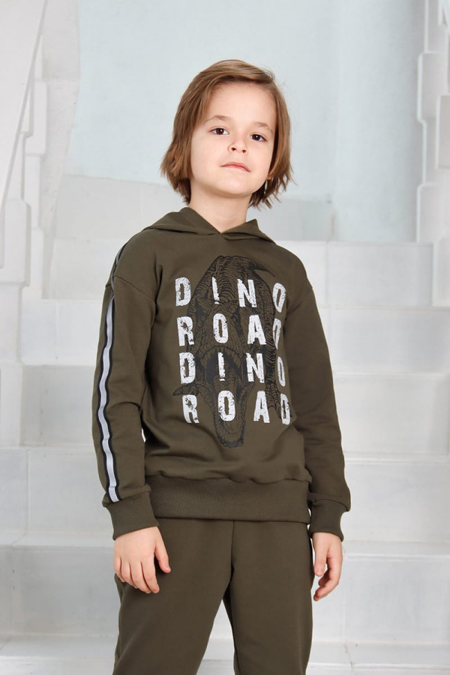 Костюм спортивный Динозавр хаки Костюм спортивный Динозавр хаки
