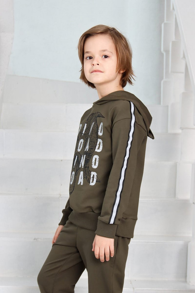 Костюм спортивный Динозавр хаки Костюм спортивный Динозавр хаки