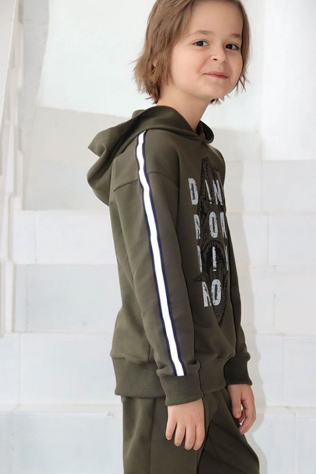 Костюм спортивный Динозавр хаки Костюм спортивный Динозавр хаки