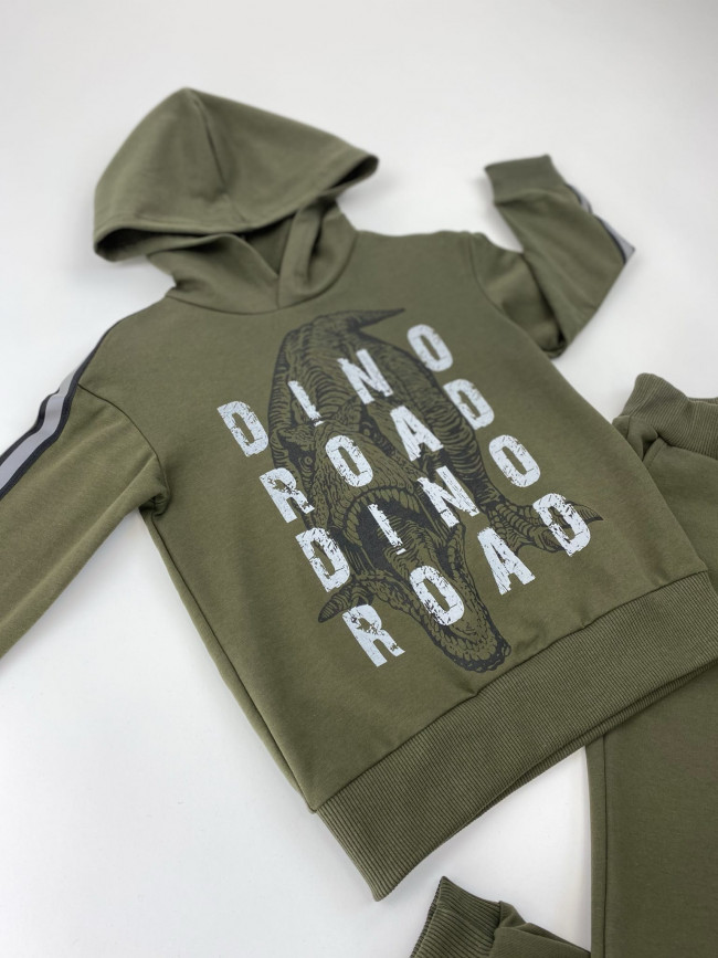 Костюм спортивный Динозавр хаки Костюм спортивный Динозавр хаки