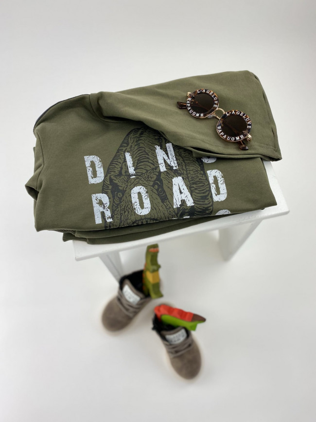 Костюм спортивный Динозавр хаки Костюм спортивный Динозавр хаки