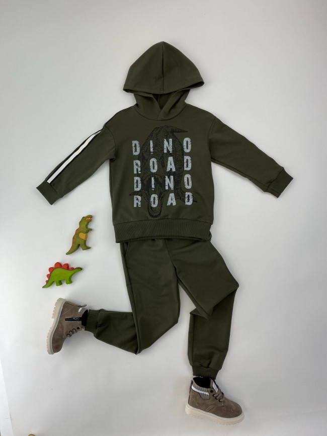 Костюм спортивный Динозавр хаки