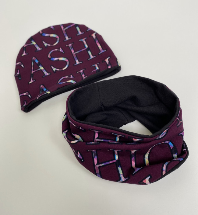 Комплект, шапка и снуд, Буквы Комплект, шапка и снуд, Буквы