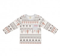 Футболка с длинным рукавом, цветная, Зимние каникулы Футболка с длинным рукавом, цветная, Зимние каникулы