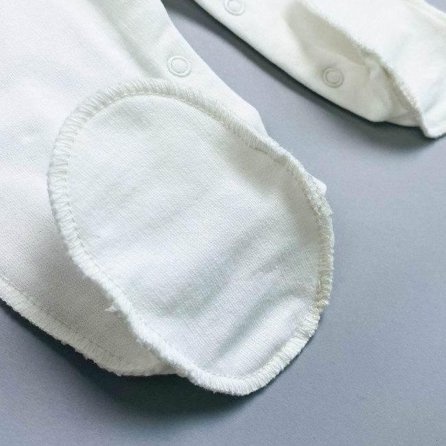 Комбинезон детский с начесом, молочный, Базовая коллекция Комбинезон детский с начесом, молочный, Базовая коллекция