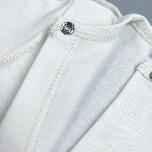 Комбинезон детский с начесом, молочный, Базовая коллекция Комбинезон детский с начесом, молочный, Базовая коллекция