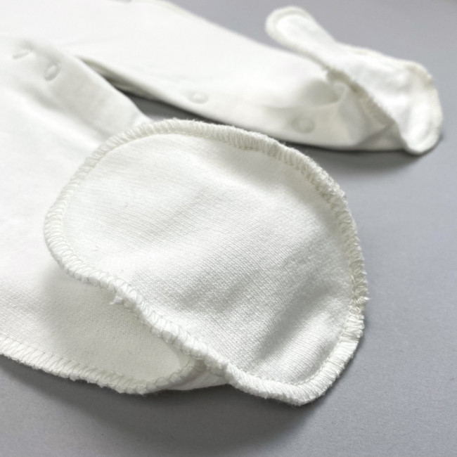 Комбинезон детский с начесом, молочный, Базовая коллекция Комбинезон детский с начесом, молочный, Базовая коллекция