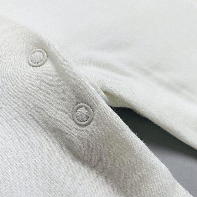 Комбинезон детский с начесом, молочный, Базовая коллекция Комбинезон детский с начесом, молочный, Базовая коллекция